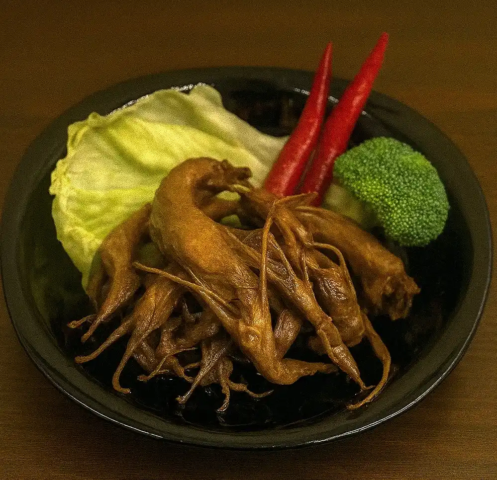 盤裝滷鴨舌下酒菜實拍